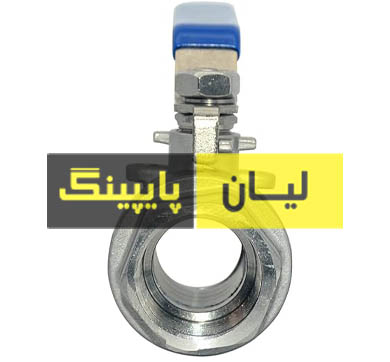 شیر گازی استنلس استیل 1000 وگ ساکت ولد دو تیکه استنلس استیل 304 اروپایی